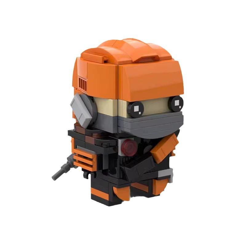Совместим с конструктором, Креативный Финник Сандар Квадратноголовый Мальчик, Серия Звездные Войны, Собранная Модель-Пазл
